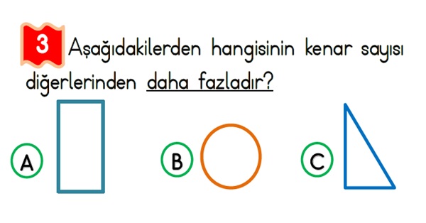 2. Sınıf Matematik Geometrik Şekiller ve Cisimler-Yaprak Test-1