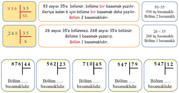 4. Sınıf Matematik Bölme İşlemi (Bölüm Kaç Basamaklı)-2