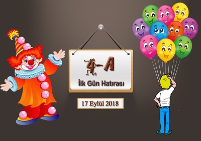 Model 19, 4A şubesi için palyaçolu ilk gün hatırası kapı süslemesi