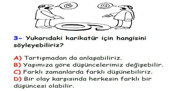 4. Sınıf Sosyal Bilgiler Herkesin Bir Kimliği Var Yaprak Test-2