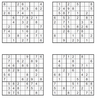 Orta Seviye Sudoku 1
