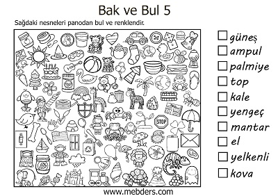 Bak ve Bul Etkinliği 5