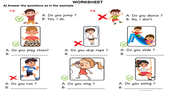 2. Sınıf 6.Ünite At the Playground Çalışma Kağıdı I