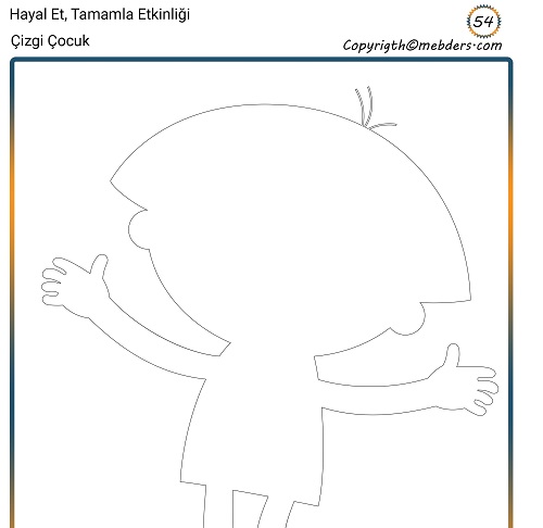 Hayal Et, Tamamla Etkinliği 54 - Çizgi Çocuk 16