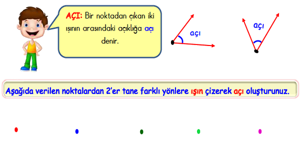 3. Sınıf Matematik Geometride Temel Kavramlar (Açı)-3