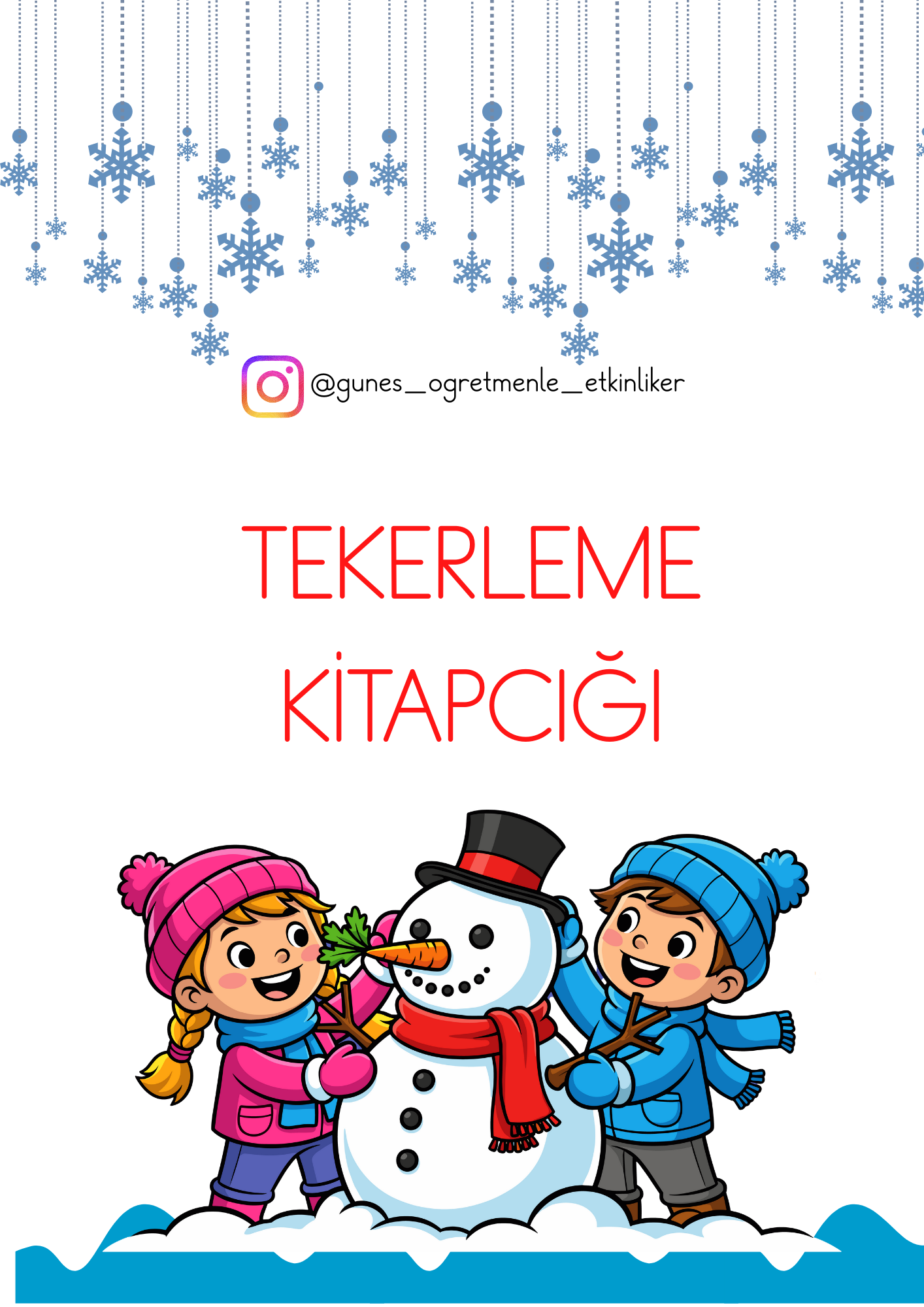 1. Sınıf Türkçe Tekerleme Kitapçığı