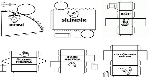 2. Sınıf Matematik Geometrik Cisimlerin Açılımı