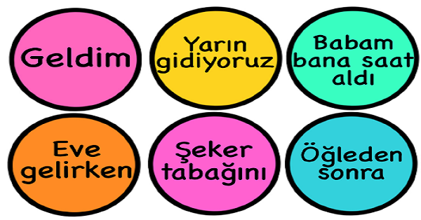 1. Sınıf Türkçe Cümle - Cümle Değil Etkinliği