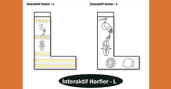 1. Sınıf İlkokuma İnteraktif Harfler - L Sesi