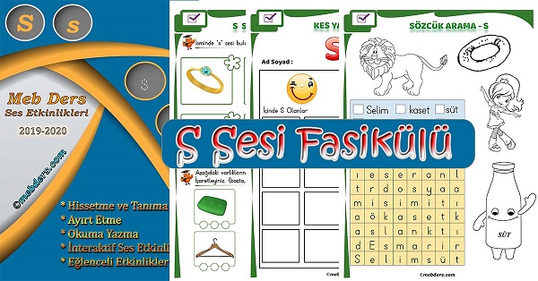 1. Sınıf İlkokuma S Sesi Fasikülü