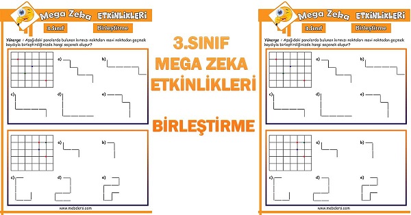 3. Sınıf Mega Zeka Etkinliği - Birleştirme