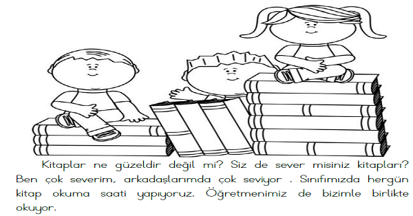 1. Sınıf Türkçe Okuyalım-Anlayalım-Boyayalım Etkinliği-4