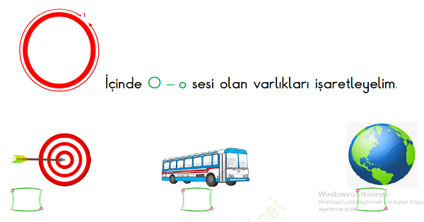 1. Sınıf İlk Okuma Yazma (O-o Sesi) Fasikülü