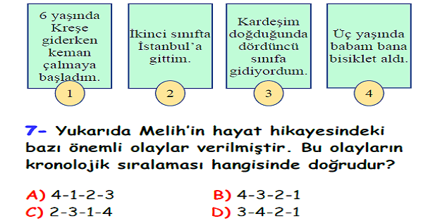 4. Sınıf Sosyal Bilgiler Herkesin Bir Kimliği Var Yaprak Test-5