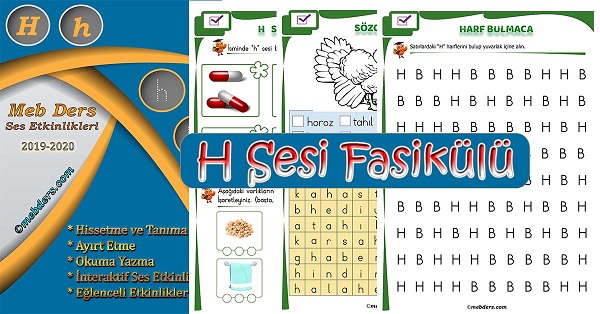 1. Sınıf İlkokuma H Sesi Fasikülü