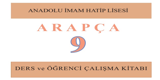 2023-2024 Eğitim Öğretim Yılı 9. Sınıf Arapça Ders ve Öğrenci Çalışma Kitabı-Meb Yayınları