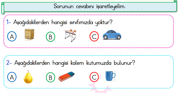 1. Sınıf Türkçe Okuma Anlama (Test) Etkinliği-1