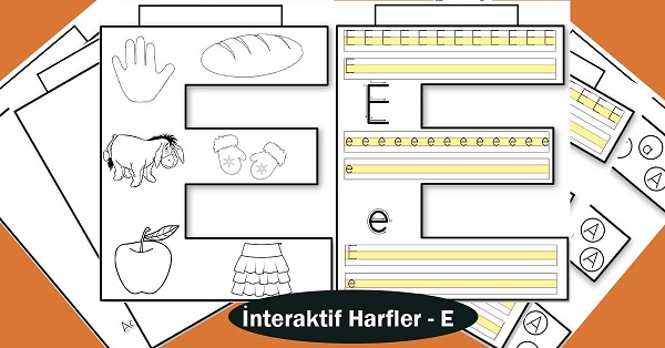 1. Sınıf İlkokuma İnteraktif Harfler - E Sesi