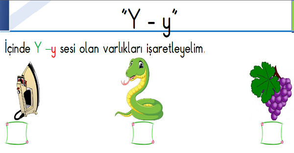 1. Sınıf İlk Okuma Yazma (Y-y Sesi) Fasikülü