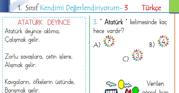 1. Sınıf Genel Değerlendirme 3