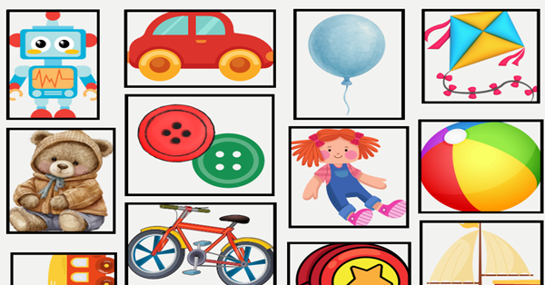 3. Sınıf 5.Ünite Toys And Games Resimleri Deftere Yapıştırma Etkinliği
