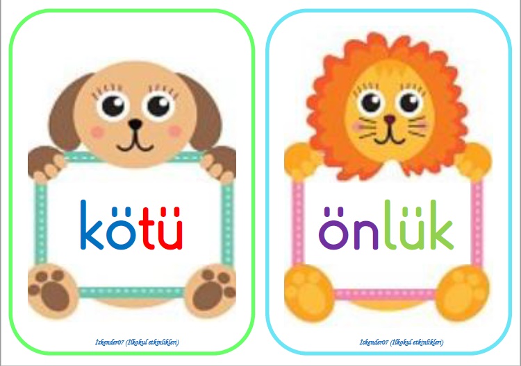 1. Sınıf Ö-ö Sesi Pano Hece Kelime Çalışması Sunusu (40 Slayt)