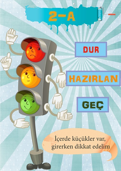 Model 9, 2A şubesi için trafik ışıklı kapı süslemesi