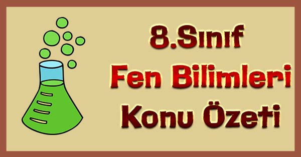 8. Sınıf Fen Bilimleri - Elektrik Enerjisinin Dönüşümü Konu Özeti