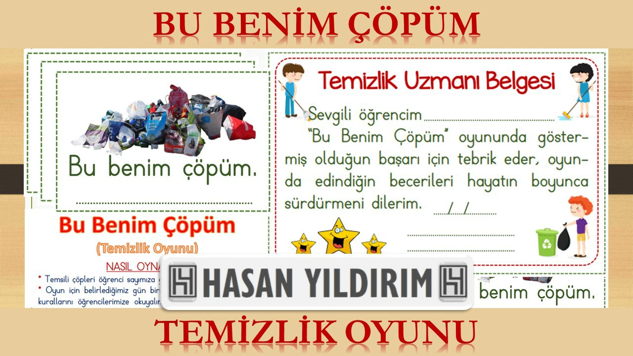 Bu Benim Çöpüm (Temizlik Oyunu)