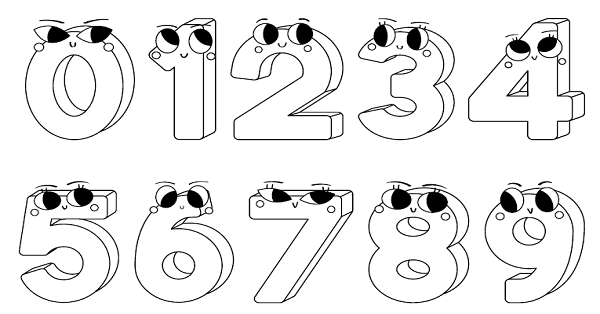 1. Sınıf Matematik Rakamlar Afiş Gözlü (Renksiz)-3