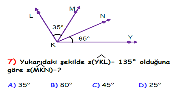 4. Sınıf Matematik Geometrik Cisimler, Şekiller ve Açılar Yaprak Testi-4