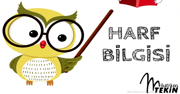 3. Sınıf Türkçe Harf Bilgisi Etkinlik ve Test Çalışması