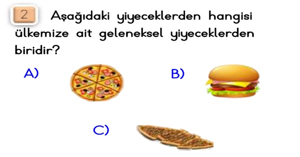 2. Sınıf Hayat Bilgisi Ülkemizde Hayat-Yaprak Test-1