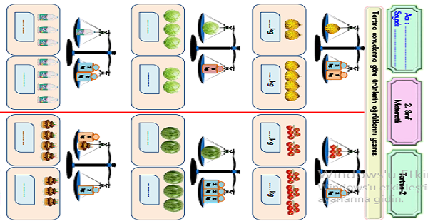 2. Sınıf Matematik Tartma-2