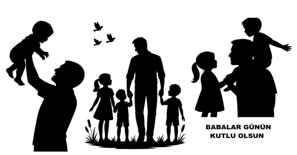 Babalar Günü Silueti (11 Parça)