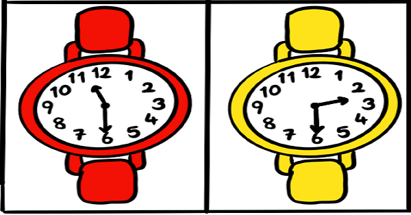 1. Sınıf Matematik Saatler Oku ve Boya Etkinliği