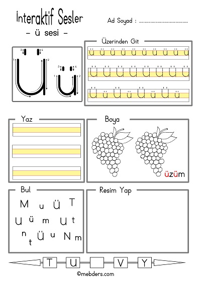 İnteraktif ü sesi etkinliği