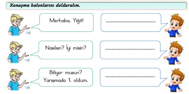 2. Sınıf Hayat Bilgisi Nezaket Kurallarına Uyarım Etkinliği
