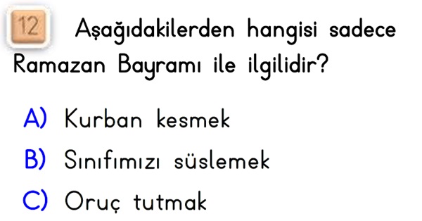 2. Sınıf Hayat Bilgisi Ülkemizde Hayat-Yaprak Test-2