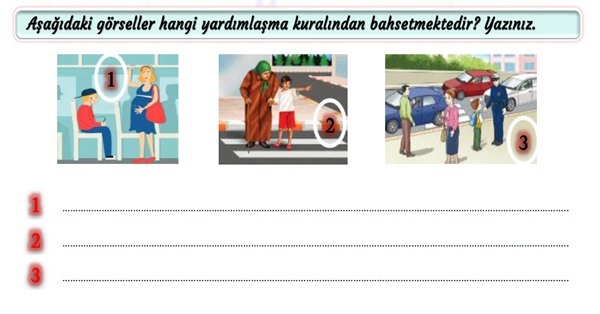 2. Sınıf Hayat Bilgisi Yardım Edelim Etkinliği