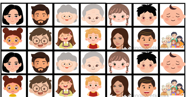 2. Sınıf 4.Tema Family Life Defter Etkinliği I