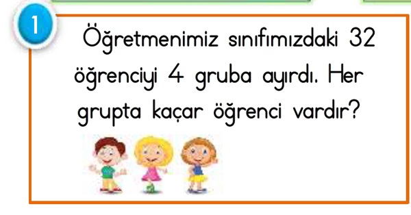 2. Sınıf Matematik Bölme İşlemi-Problemler-3
