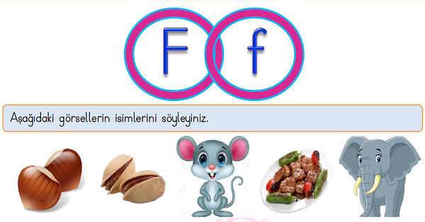 1. Sınıf İlk Okuma Yazma (F-f Sesi) Tüm Etkinlikler