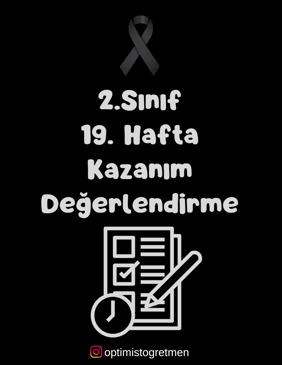 2. Sınıf 19. Hafta Kazanım Değerlendirme Testi