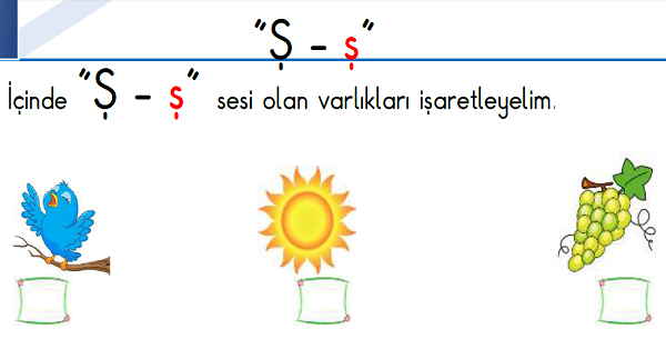 1. Sınıf İlk Okuma Yazma Ş-ş Sesi Fasikülü (22 Sayfa)