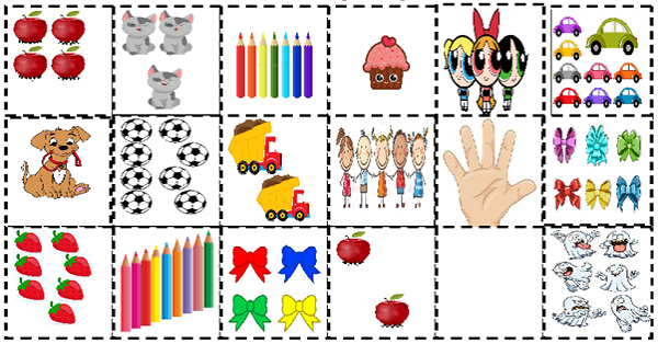 1. Sınıf Matematik Say- Yaz Defterine Kes-Yapıştır Etkinliği