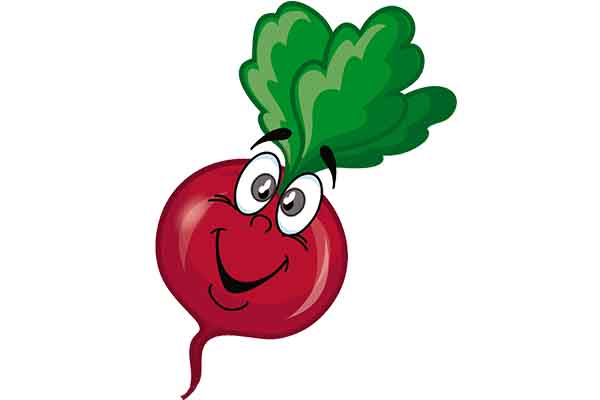 Clipart sevimli turp resmi