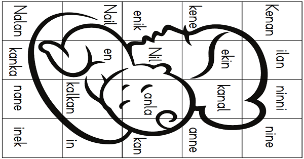 1. Sınıf İlk Okuma Yazma (N-n Sesi) Puzzle Çalışmaları-3 Farklı Sayfa