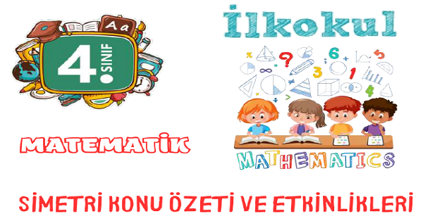 4. Sınıf Matematik Simetri Konu Özeti ve Etkinlikleri