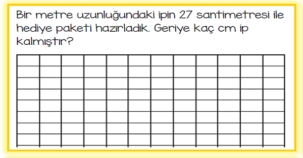 2. Sınıf Matematik Yaz Tatili İçin Karışık Problemler